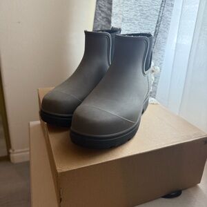 Gray Ankle Boots
